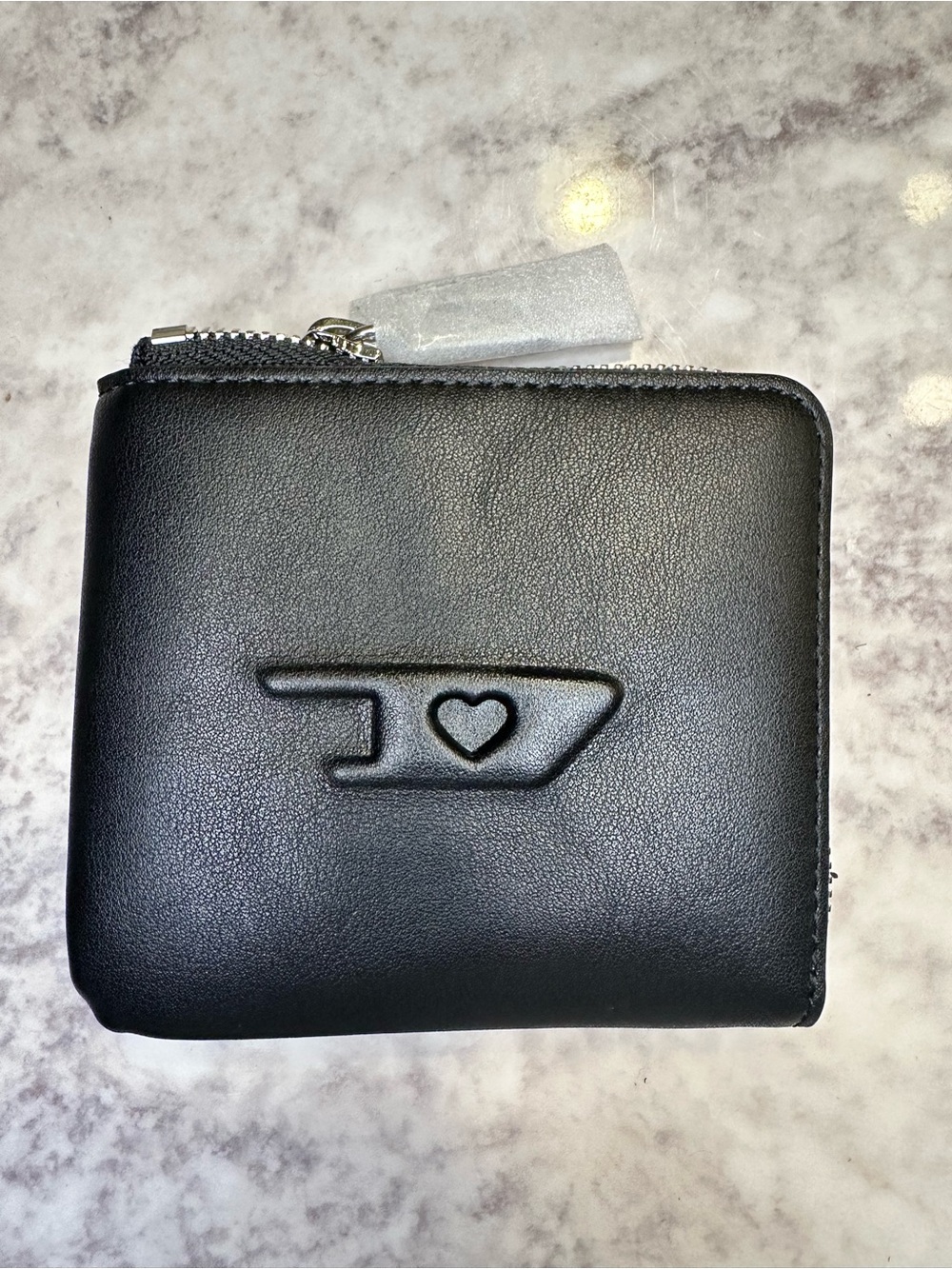 Diesel Black Bi-Fold Coin S Wallet